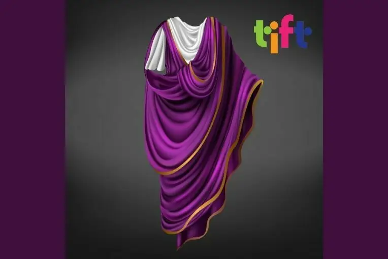 draping done over a mannequin at TIFT Hyderabad - fashion design institute